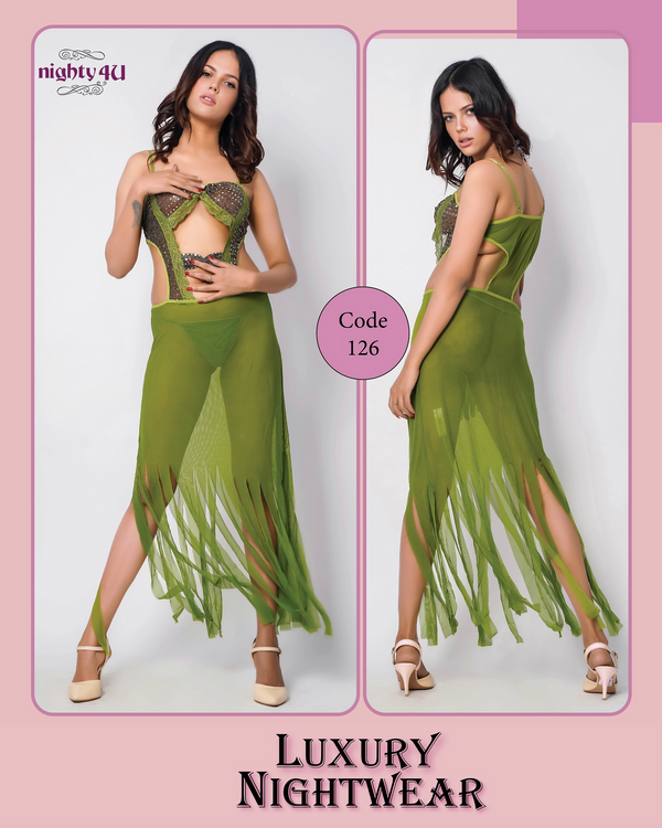 Babydoll Arabian Cut Design Lingerie & Panty